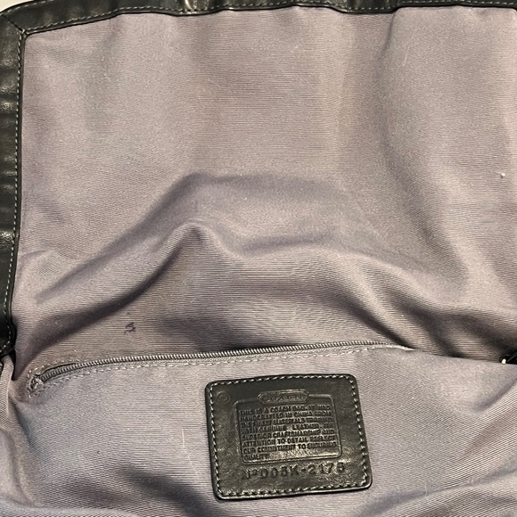 Coach VINTAGE SOHO Chelsea Signature Jacquard Fabric Flap Shoulder Bag AUTHENTIC - Picture 13 of 16